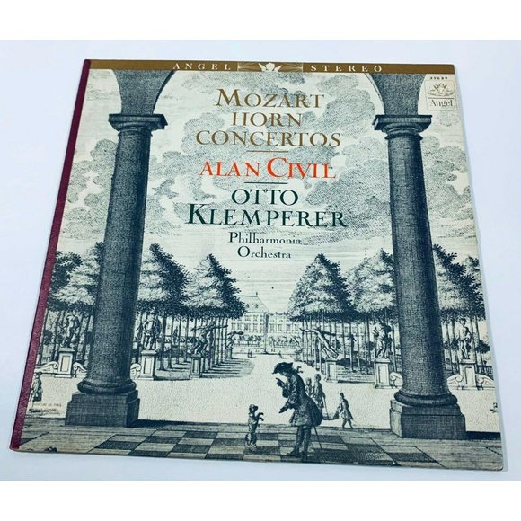 Mozart Horn Concertos Alan Civil Otto Klemperer Classical LP Angel Orchestra - Picture 5 of 7